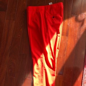 Red dress pants